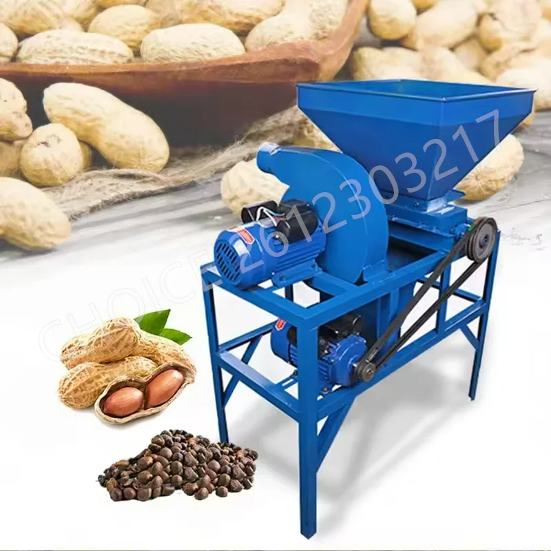 Electrical Peanut Thresher Easy Operate Sheller Machine Groundnut Shelling Machine Agricultural Peanut Thresher