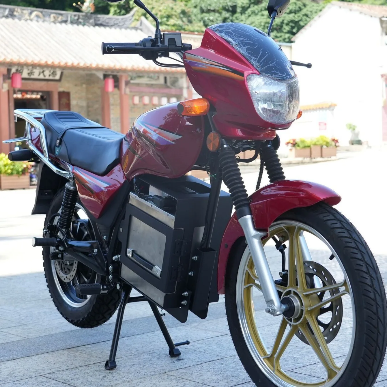 Household heavy-duty electric scooter, simple two-wheeled electric bicycle
