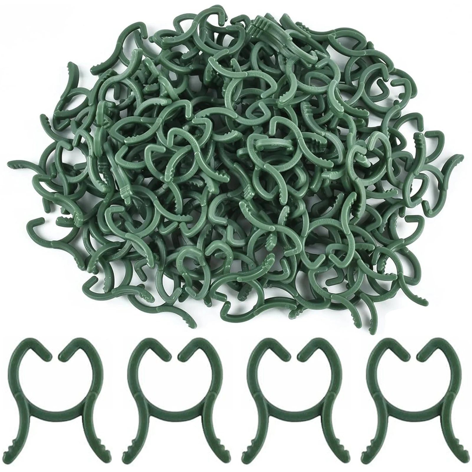 

200 шт. многоразовые фиксированные зажимы для зеленых садовых растений для Greenhou, овощей, цветов, стеблей, виноградной зажим, инструменты для крепления