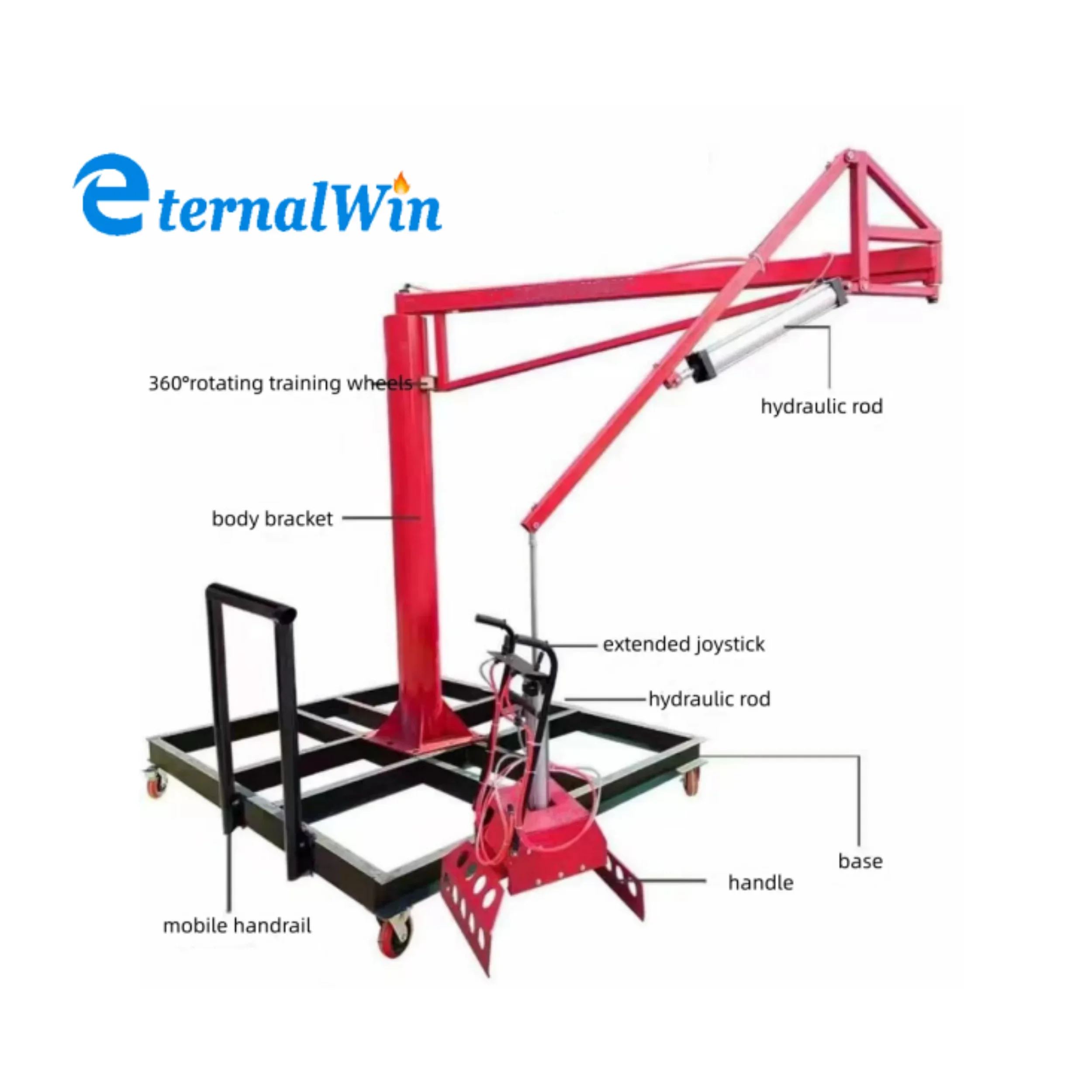 Grab Bag Pneumatic Mechanical Grapple Auxiliary Mechanical Arm Cement Fertilizer Handling Crane