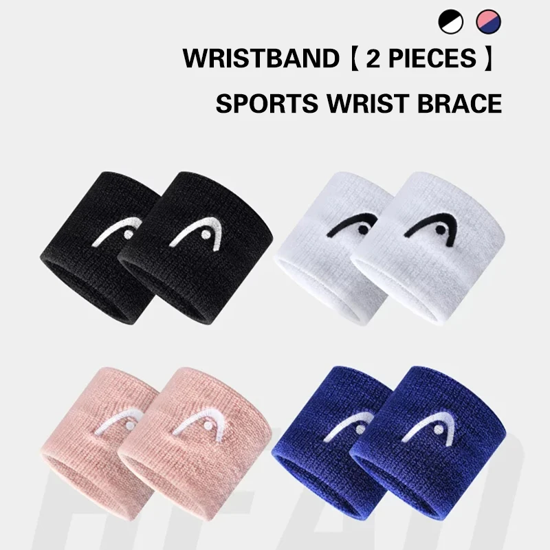 Bracelet de sport en coton brodé antidérapant, absorbant la sueur, essuyage, confortable, frais de tennis, badminton