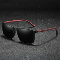 Luxury Square Polarized Sunglasses Men Women Fashion Black Sun Glasses Male Stylish Anti Glare Travelling Driving Shades