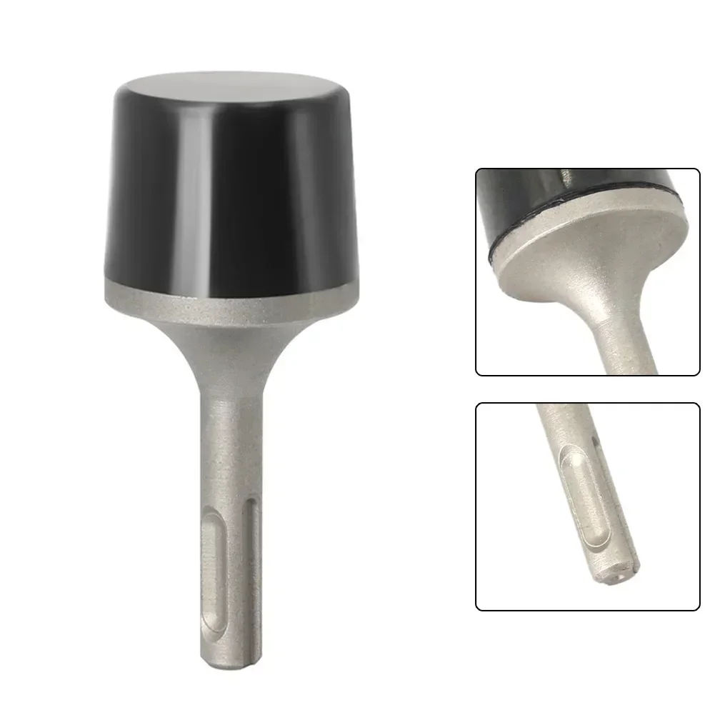 1pc Rubber Electric Hammer SDS-PLUS Round Shank Rubber Hammers For Automotive Sheet Metal/iron Sheet Flattening/tile Lamination