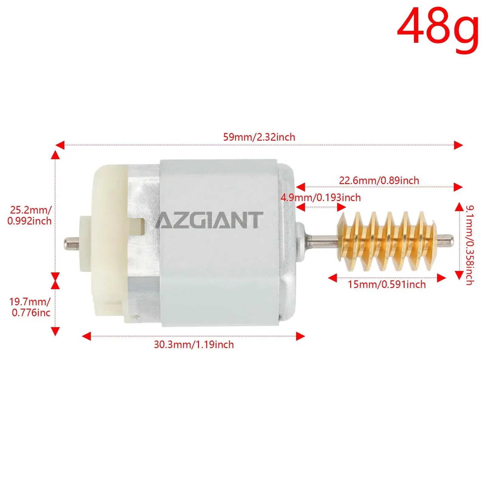 AZGIANT Car Steering Column Lock Motor ESL ELV for 2019-2023 Jaguar E-Pace DC 12V FC-280 High Power Quiet Operation