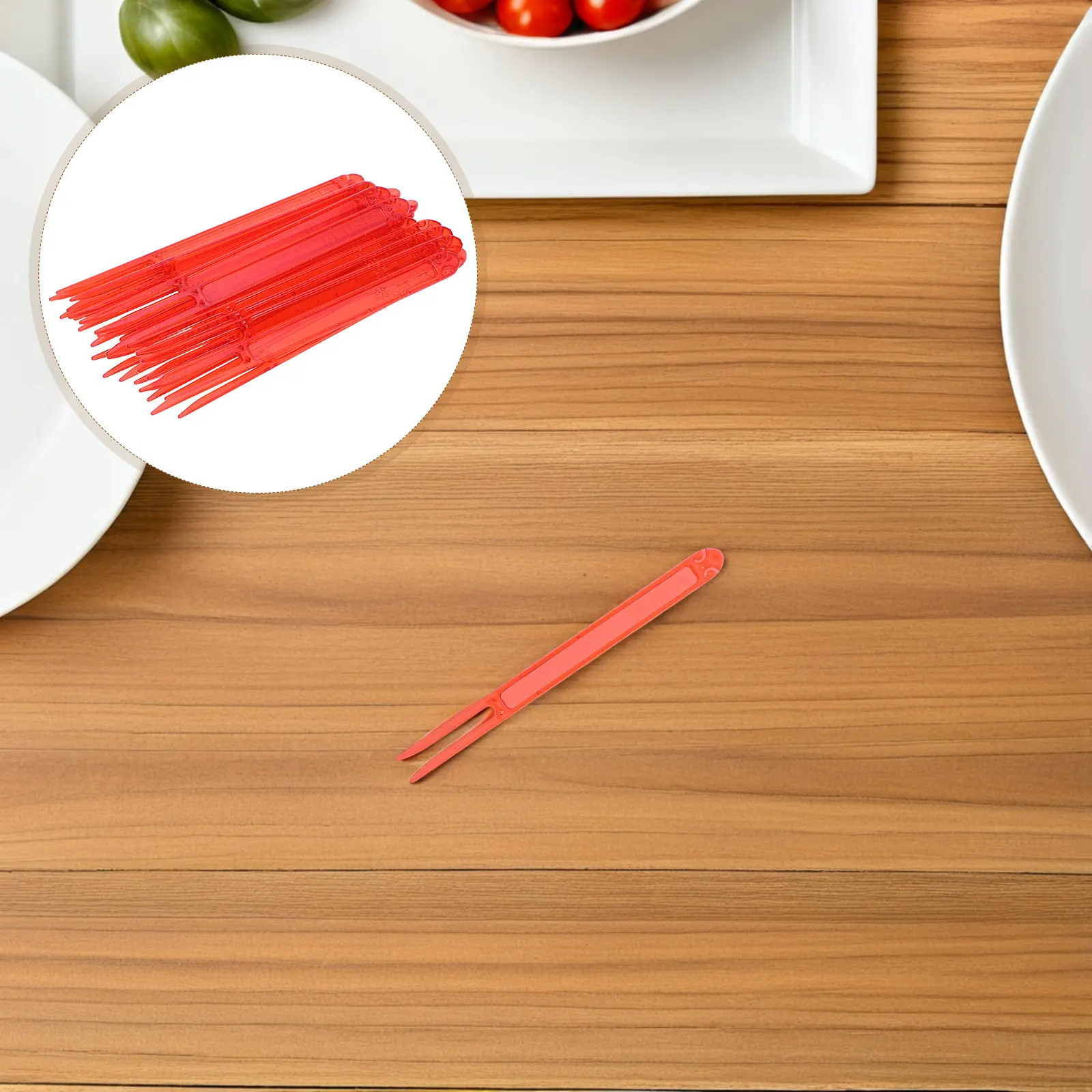 

1000Pcs High-End Fruit Forks Portable Thick Durable Dessert Picks Cake Appetizers Food Tasting Fruit Food Stick