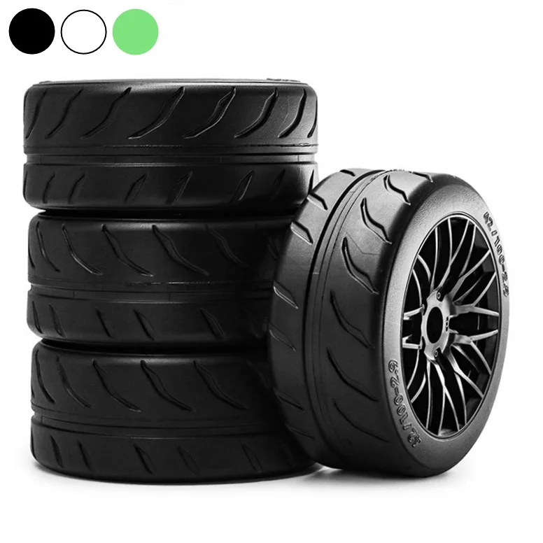 

4 шт. 100x42 мм 42/100 шина 17 мм шестигранное колесо для Arrma 1/7 Infraction Felony Limitless RC автомобиль обновленные детали аксессуары