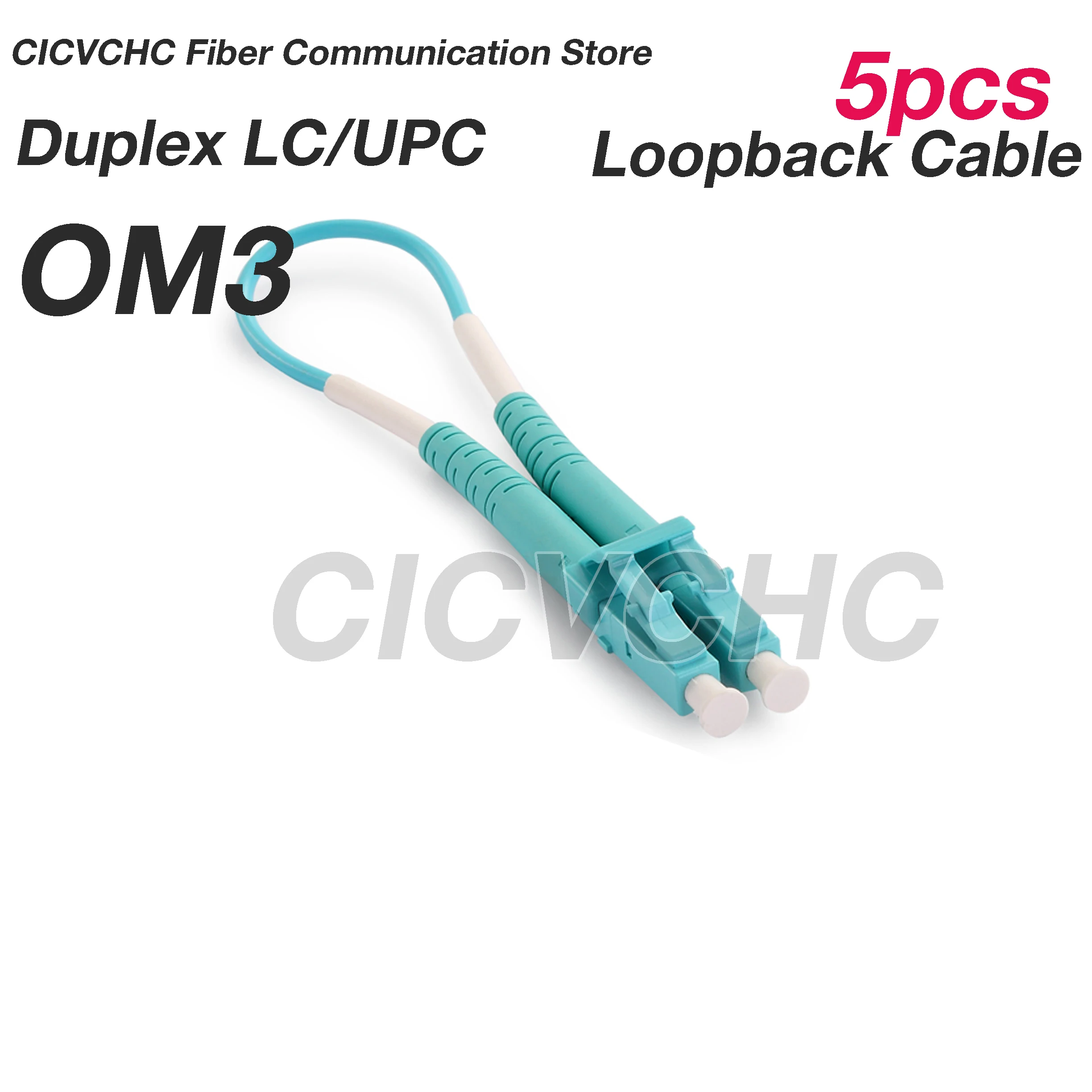 5 stuks SC LC Loopback-tester APC UPC-SM OS2/MM OM1, OM2, OM3, OM4 met 2,0 mm buis