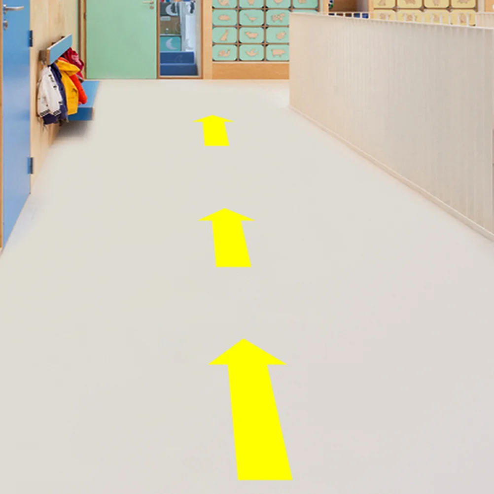 

2 Sheets Arrow Stickers 28x28cm Random Colors PVC Directional Decals Easy Apply Wall Floor Signs Adults Home Decor
