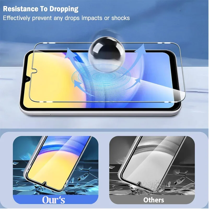 9H Screen Protector for Samsung A15 A16 A14 A25 A24 A55 A53 A52 A52S A51 A34 A35 Tempered Glass Samsung Galaxy A15 Protection