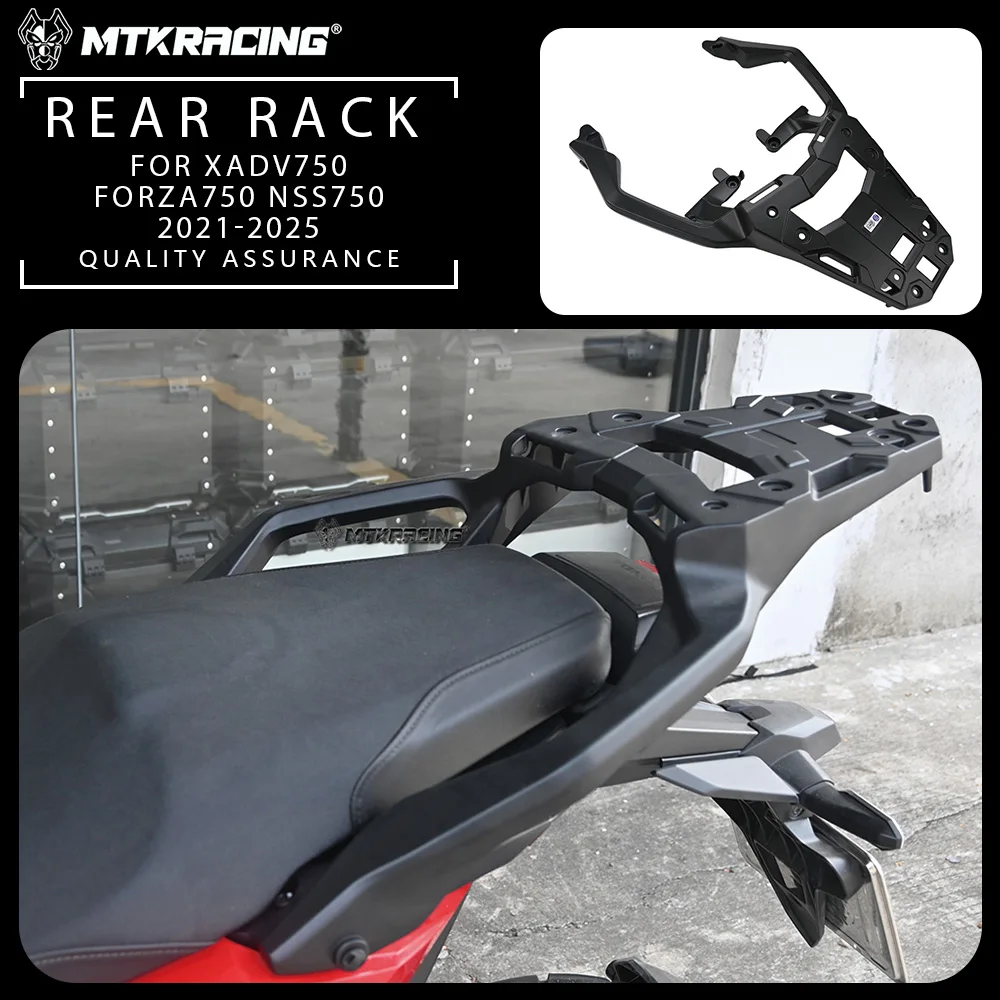 

For HONDA XADV750 FORZA750 NSS750 2021-2025 Motorcycle Rear Luggage Carrier Rack Cargo Rack Storage Box Support Tail Box Rack