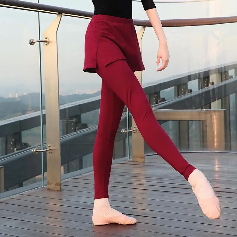 jupe-de-ballet-avec-pantalon-tenue-d'entrainement-de-gymnastique-costume-de-danse-pour-etudiants-pratique-et-performance-jupe-de-danse-pour-adultes-tenue-d'entrainement-de-fitness