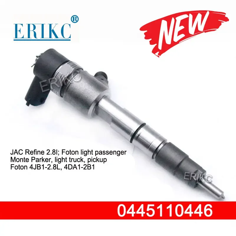 

ERIKC 0 445 110 446 Common Rail Injection Assy 0445 110 446 Injector Jet Nozzle 0445110446 For JAC Refine 2.8I; Foton Light