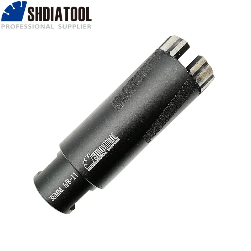 

SHDIATOOL 1Pc Diamond Core Drill Bits 1-3/8 Inch Marble Drilling Core Bits For Hard Stone Concrete Granite Dry or Wet Hole Saws