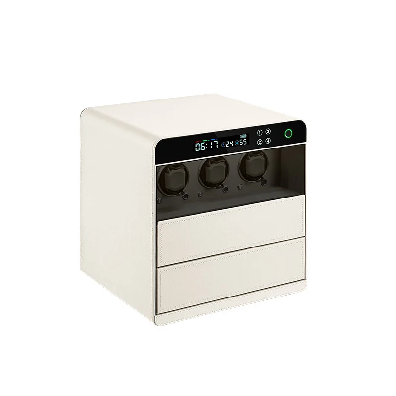 Luxury Modern Automatic Rotation Watch Winder Jewlery Storage Electronic Security Safe Box Suppliers