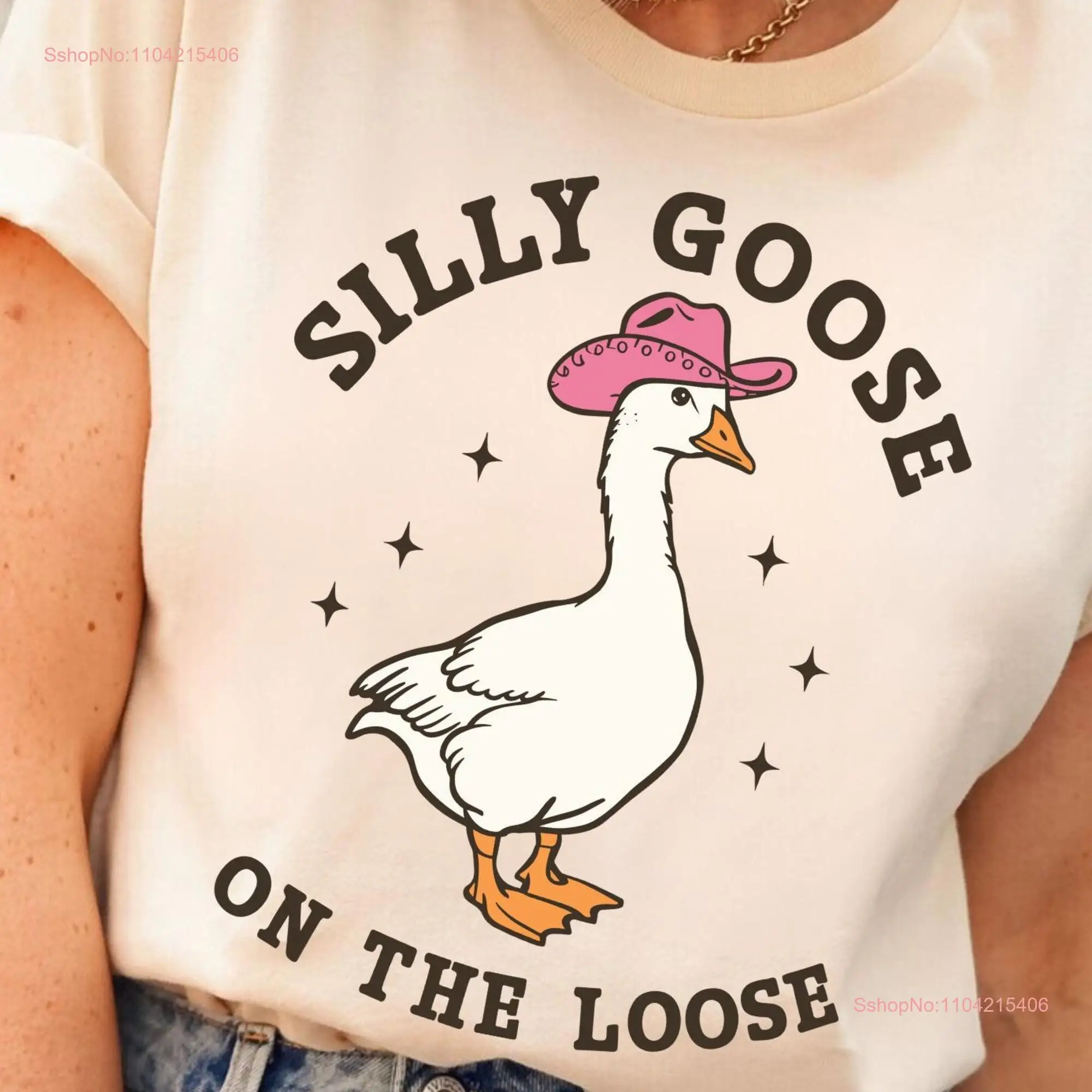 Silly Goose On The Loose SweaT T Shirt Sweaters Funny Meme Adult Humor Animal Sayings long or short sleeves