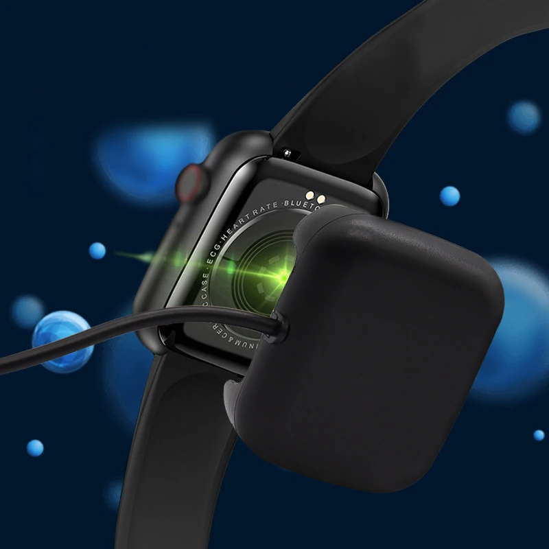 32/50 سم لساعة HW22 كابل شحن USB ساعة ذكية شاحن مغناطيسي كابل شحن USB محول قابل للشحن Smartwatch