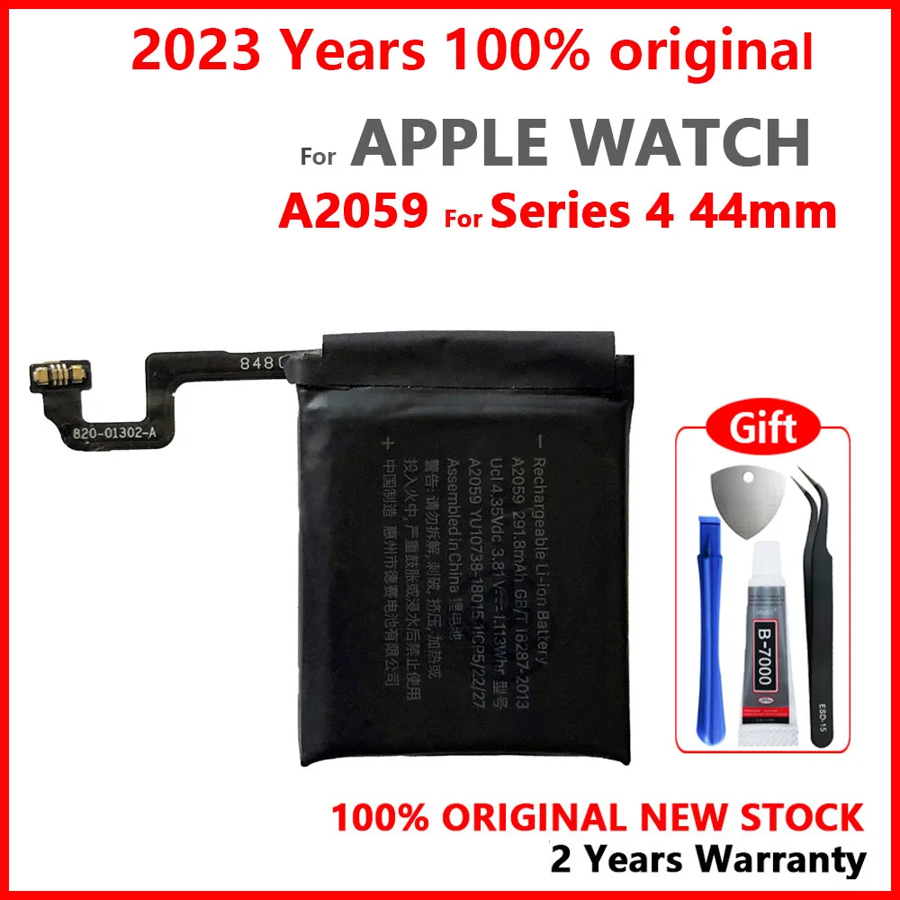 Genuine 100% Battery For Apple Watch Series 1 2 3 4 5 SE 6 7 8 Bateria For IWatch S1 S2 S3 GPS LTE S4 S5 S6 S7 S8 38/40/42/44mm