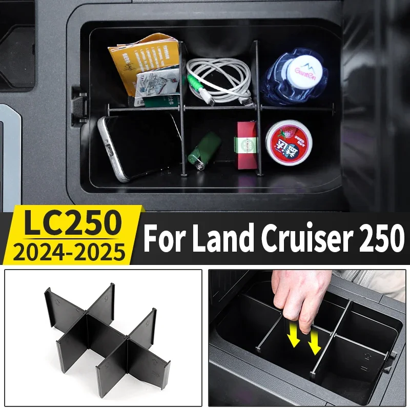 

Armrest Box Partition For Toyota Land Cruiser Prado 250 2024 2025 1985 ABS Reasonable Partition Interior Decoration Accessories