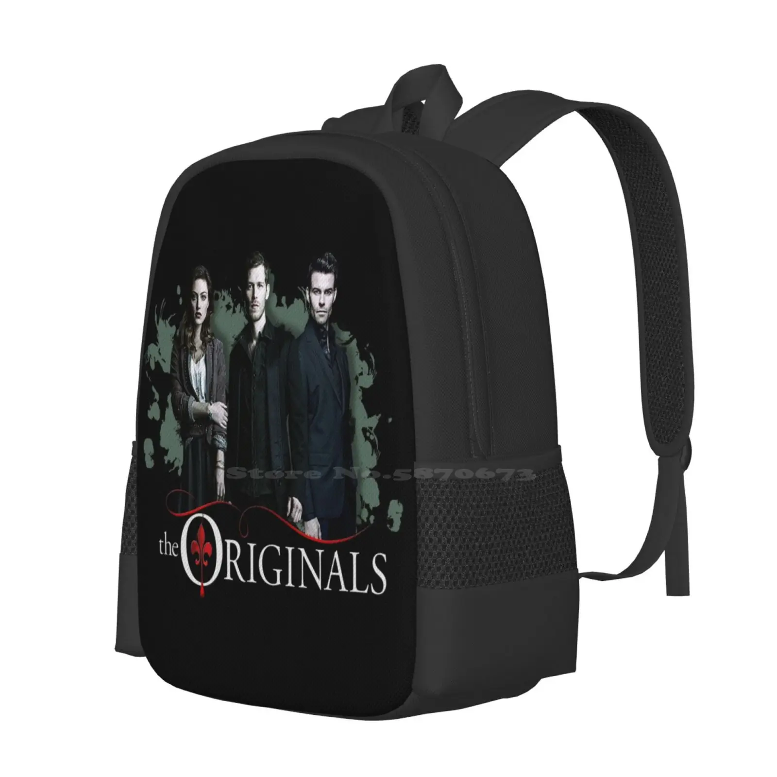 The Originals - Klaus , Hayley And Elijah New Arrivals Unisex Bags Student Bag Backpack The Originals Klaus Hayley Elijah Vampir