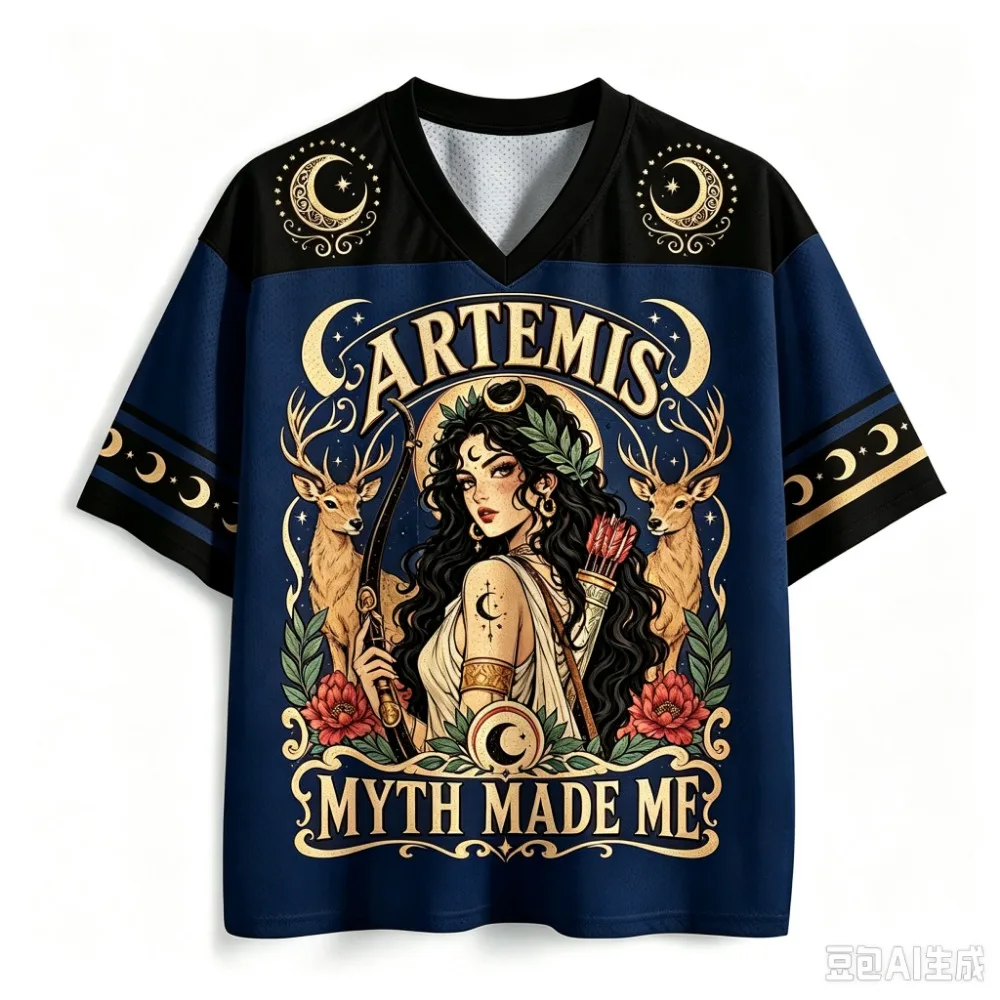 Sommermode, neues Design, griechische mythische Göttin, 3D-Druck, V-Ausschnitt, Sport-T-Shirt für Damen und Herren, Streetwear, atmungsaktiv, Y2K, Familienbekleidung. – Detail 4
