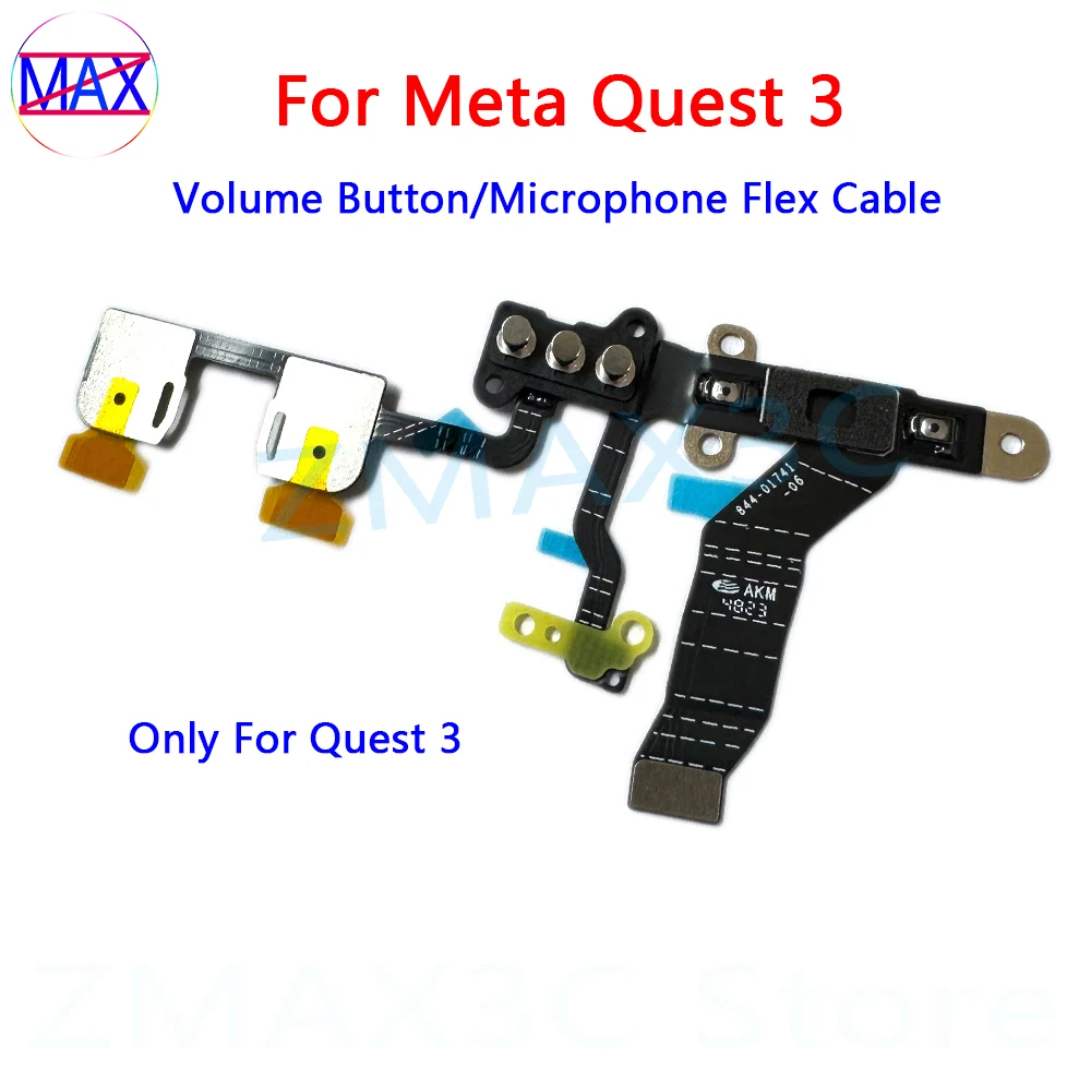 Original For Meta Quest 3 VR Headset Volume Button Flex Cable Replacement For Oculus Quest 3 Host Microphone Ribbon Cable Part
