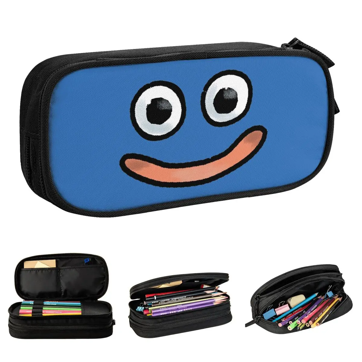 Slime Dragon Quest Pencil Case Classic Pen Holder Bags for Student Big Capacity School Supplies Zipper Pencil Pouch