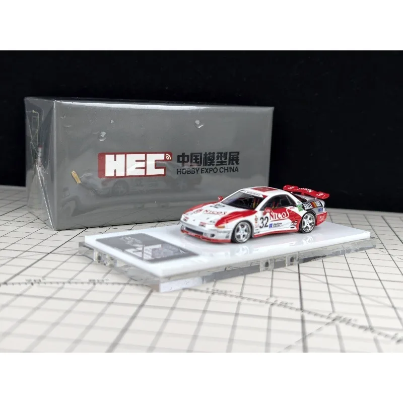 Exposition HEC - Modèle de voiture de simulation Bliss 1:64 en alliage Mitsubishi 3000GT - Article de collection et de décoration pour adultes - Cadeau pour garçon