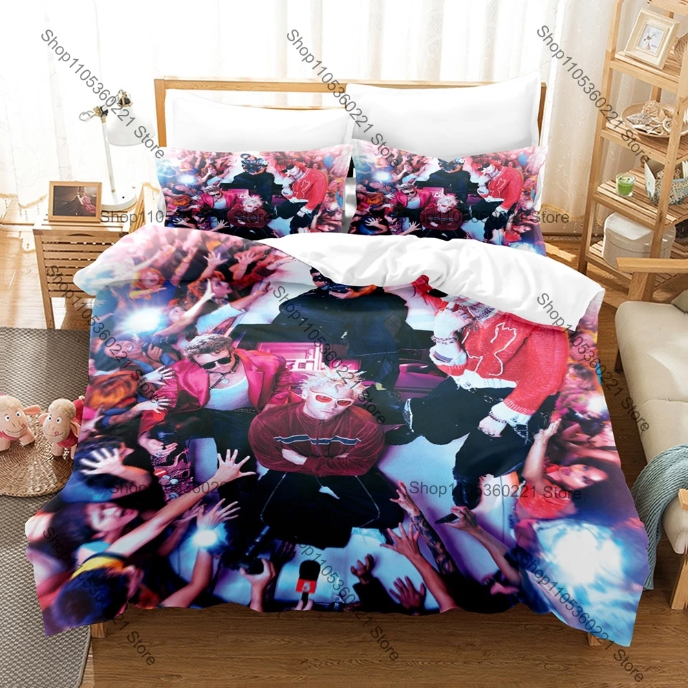 5 Seconds of Summer Kawaii World Tour Bedding Set 3PCS Music Band Duvet Cover household goods 5SOS Everyone's A Star bed comfort