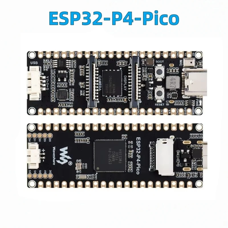 Waveshare ESP32-P4-Pico ESP32-P4 Development Board ESP32 High-Performance MCU Featuring 32-bit RISC-V Dual-Core and Single-Core