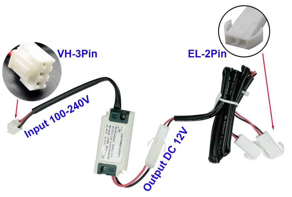 1-Set 2pcs 68mm Cooker Range Hood Light Bulb 1.5W LED with LED Power Supply 20W Halogen Bulb Equivalent