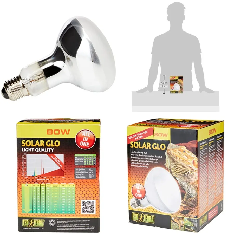 

Solar Glo Sun Simulating Lamp, 80 W