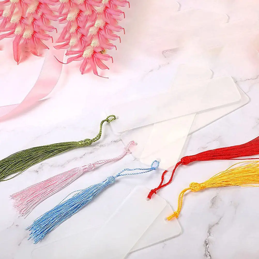 

Набор из 1 шт. акриловых закладок, устойчивых к царапинам, с различными кисточками, для студентов, школьных принадлежностей и творческих проектов