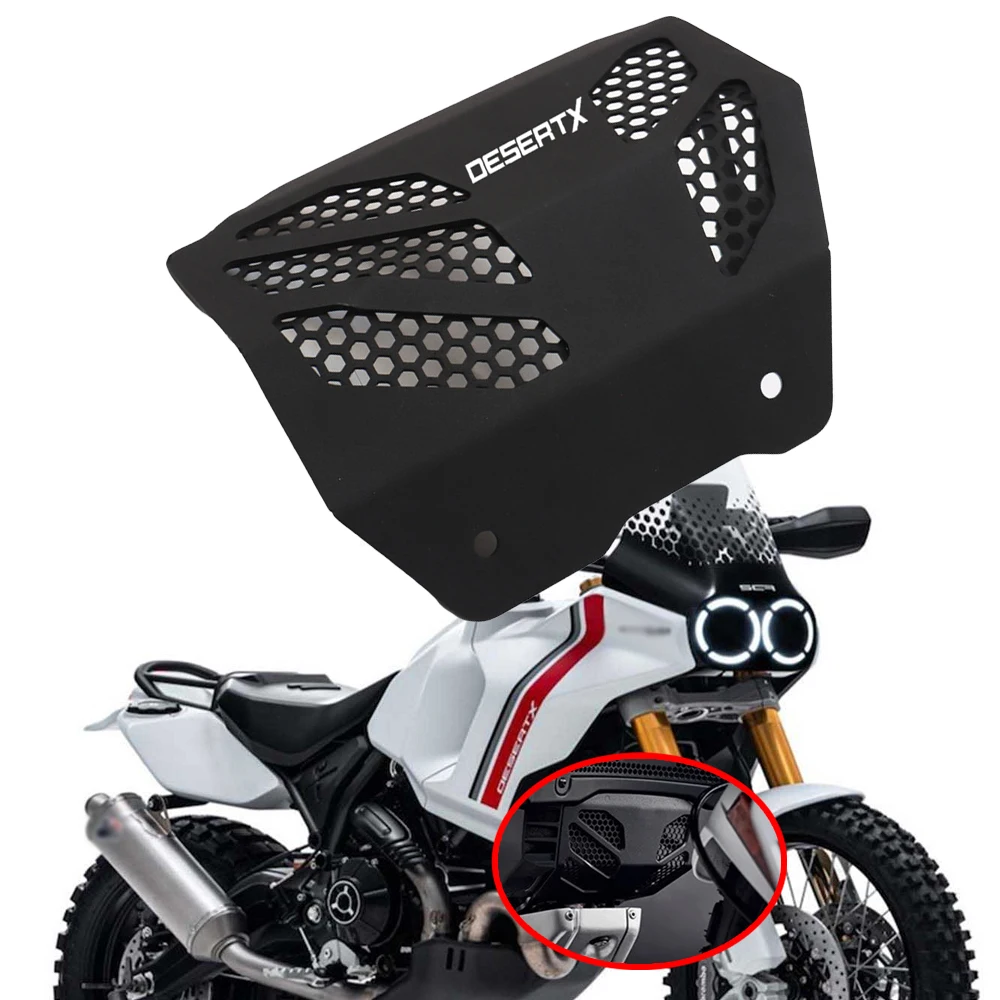 

Motorcycle Accessories Engine Protection Grille Radiator Cover Fit For Ducati Desert X 2022-2023 CNC Aluminum Engine Shield