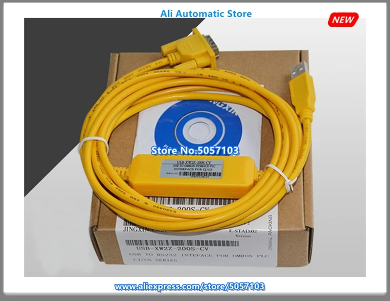 Applicable To CQM1H CPM2C CJ1M Programming Cable Data Download Cable USB-XW2Z-200S-CV