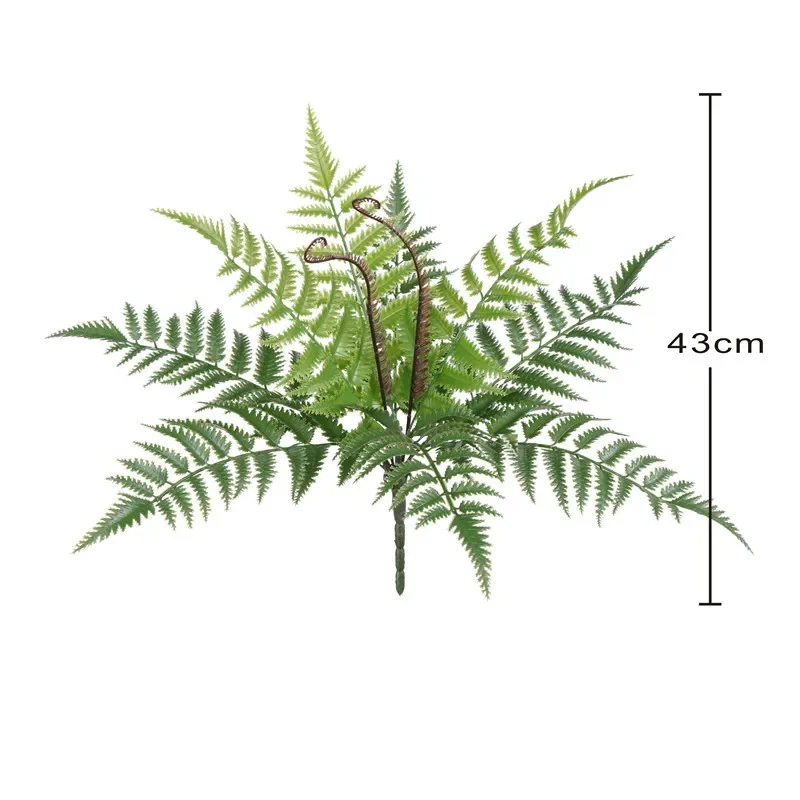 Simulation Plant Leaves Plastic Loose Tail Sunflower Large Iron Tree Home Bedroom Decoration Artificial Persian Grass Plants