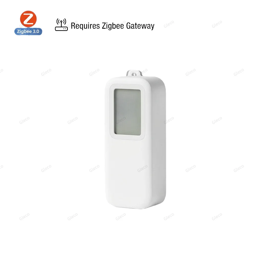 Smart Life Zigbee wasserdichter Temperatur- und Feuchtigkeitssensor IP65 für den Innen- und Außenbereich. Tuya Smart Home erfordert einen Zigbee Gateway Hub