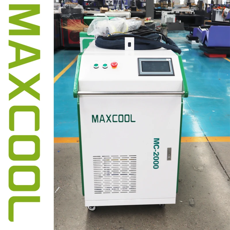Maxcool 1000w 1500w 2000w 3000W Portable Fiber Laser Cleaner Laser Cleaning Machine for Stainless Steel Carbon Steel