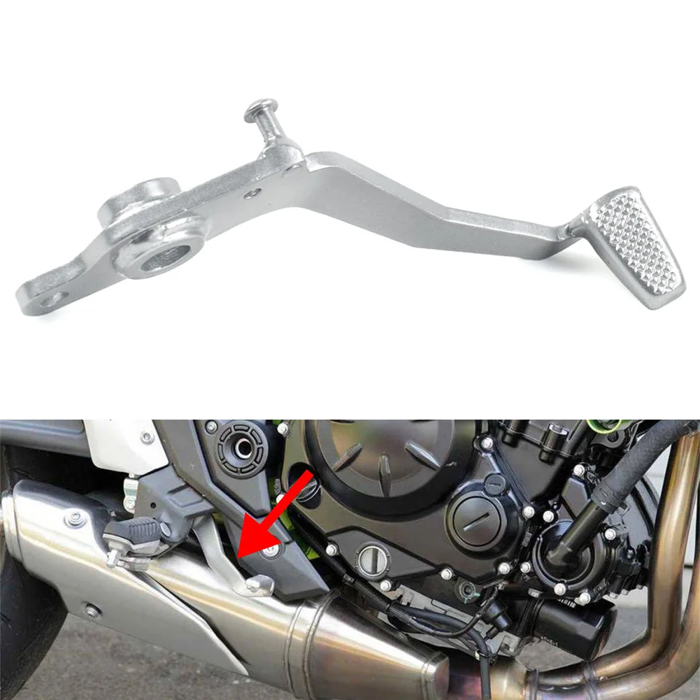 

Motorbike Rear Brake Foot Pedal Lever Aluminum Silver For Kawasaki Ninja650 Z650 EX650 2017 2018 2019 2020 2021 2022 2023