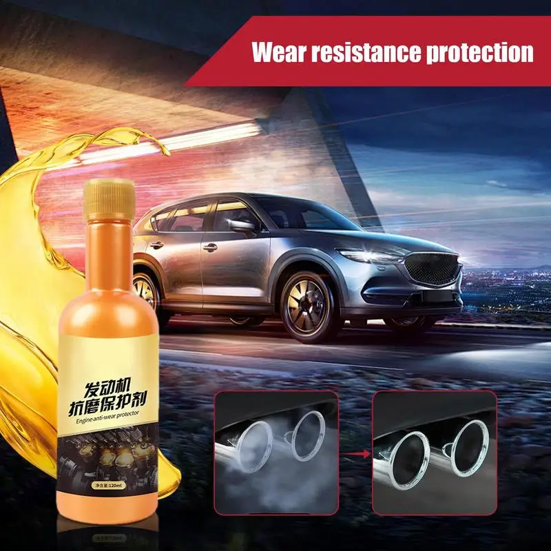 Engine Anti-Wear Agent Engine Protective Agent Restore Oil Additive 120ml Anti-Friction Engine Agent Stop Smog Oil Additive For