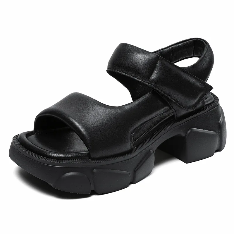 zxryxgs-top-layer-cowhide-square-head-open-toe-sandals-platform-elevator-shoes-high-heel-sandals-2025-summer-women-sandals-tide