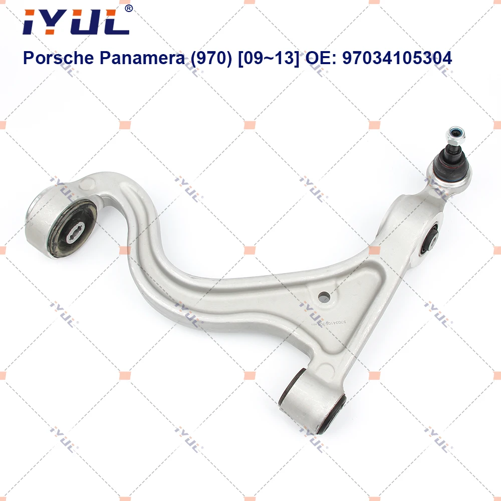 A Pair Front Lower Suspension Control Arm Triangle For Porsche Panamera 970 3.0 D 4.8 4S 4.8 Turbo 2009~2013 97034105304