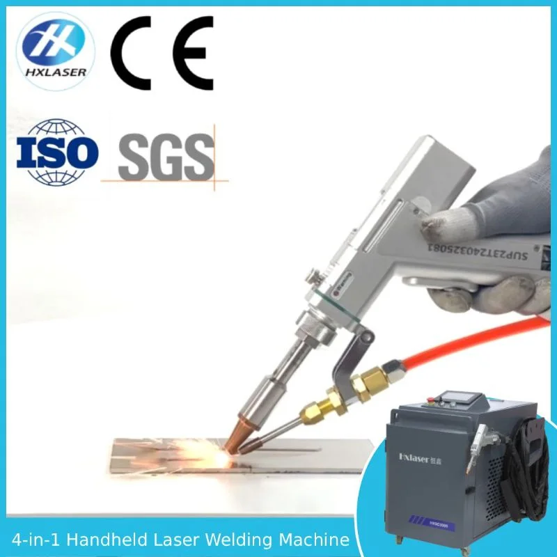 

1000W 1500W 2000W 3000W 4 in 1 Portable Handheld Mini Fiber Laser Welding Machine for Metal Stainless Steel
