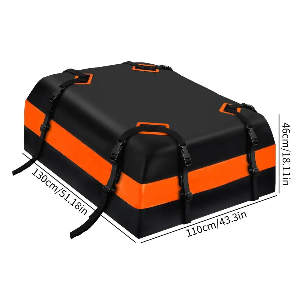 Waterproof Car Rooftop Cargo Luggage Carrier Storage Bag with Anti-Slip Mat PVC Carrier Bag With Enhanced Reinforced Straps ﻿