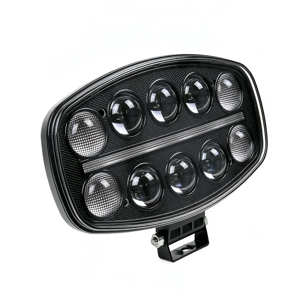 9" 9-Zoll LED Quadratisches Fahrlicht DRL Arbeitslicht Scheinwerfer Fahrlicht Flutlicht LED Superhell für LKW Offroad SUV DRL Gelb Weiß