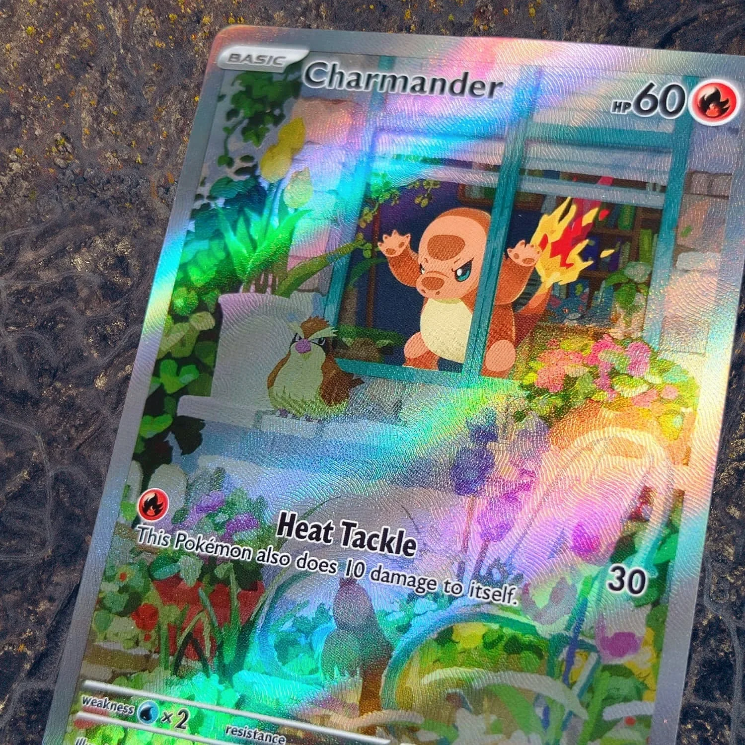 Charmander SVP 044 Englische Version Sammelkarten DIY Folien-Textur Perfekter Zustand Premium Anime-Sammelkarten – Detail 2