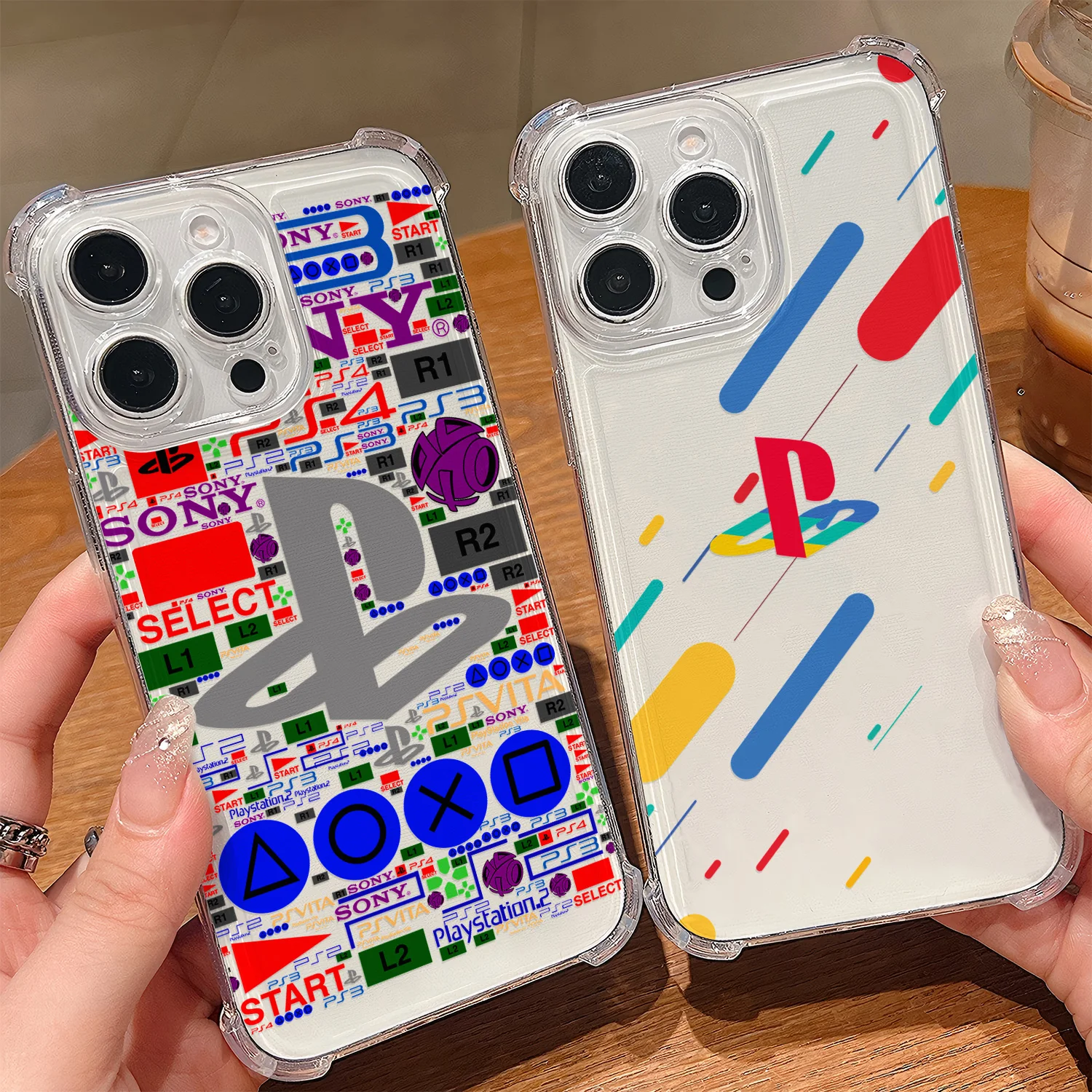 Чехол для телефона Ps5 Hot Game PlayStation для iPhone 16e 16 15 14 13 12 11 Mini Pro Max X XR XSMax 7 8 Plus, прозрачный с защитой от падения Чехол для телефона Ps5 Hot Game PlayStation для iPhone 16e 16 15 14 13 12 11 Mini Pro Max X XR XSMax 7 8 Plus, прозрачный с защитой от падения