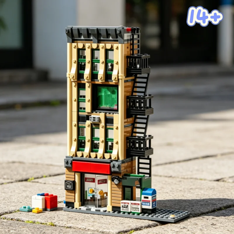 MOC 781PCS Mysterio The Daily Bugle Compatible Building Blocks Movie Model Toys for Friends Birthday Festival Graduation Gifts