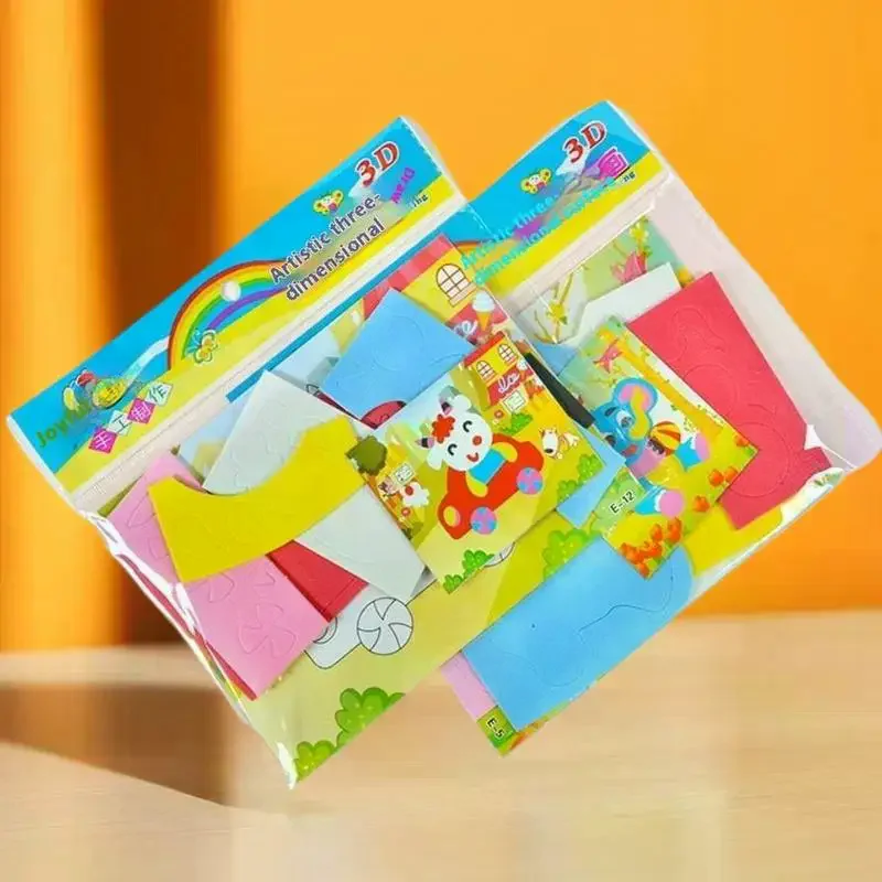 10/20 Pack Cartoon Animal Puzzle; DIY 3D Foam Stickers; Kid's Fun Educational Toy