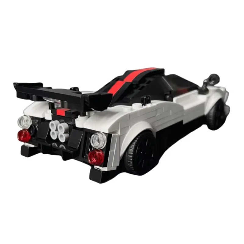 MOC car model - Small particles assembly toy building blocks (393 pieces) - Suitable for all enthusiasts who like assembling. Cr