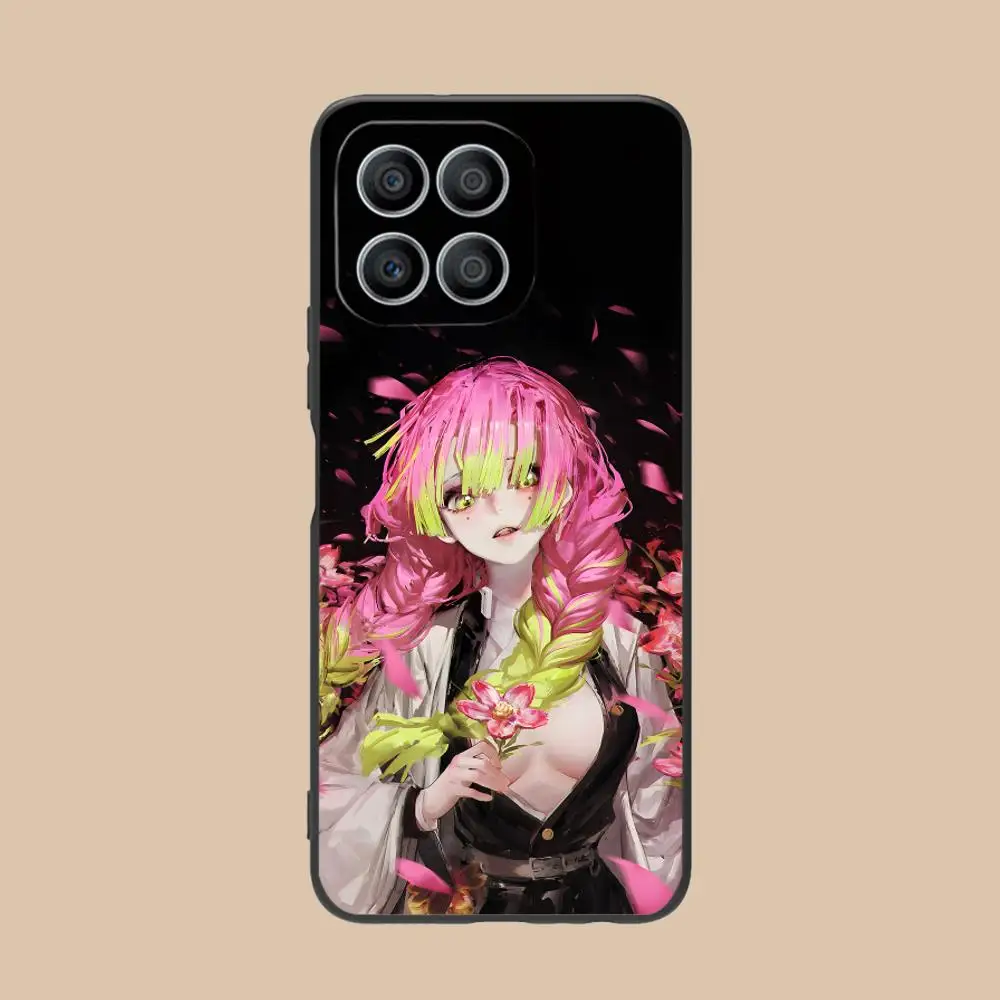 Demon Slayer Mitsuri Phone Case for Honor 90 80 70 60 50 30 20 10 9 8 7 Pro S SE Lite 5G Colour Protective Luxury Pretty Cover view 6